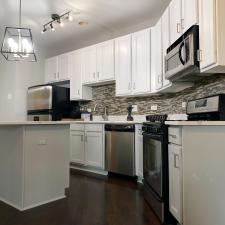 Chic-Contrast-Two-Tone-Kitchen-Cabinet-Painting-project-in-Chicago-IL 0