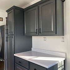 kitchen-cabinet-painting-project-in-Winnetka-IL 0