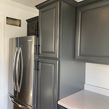 kitchen-cabinet-painting-project-in-Winnetka-IL 1